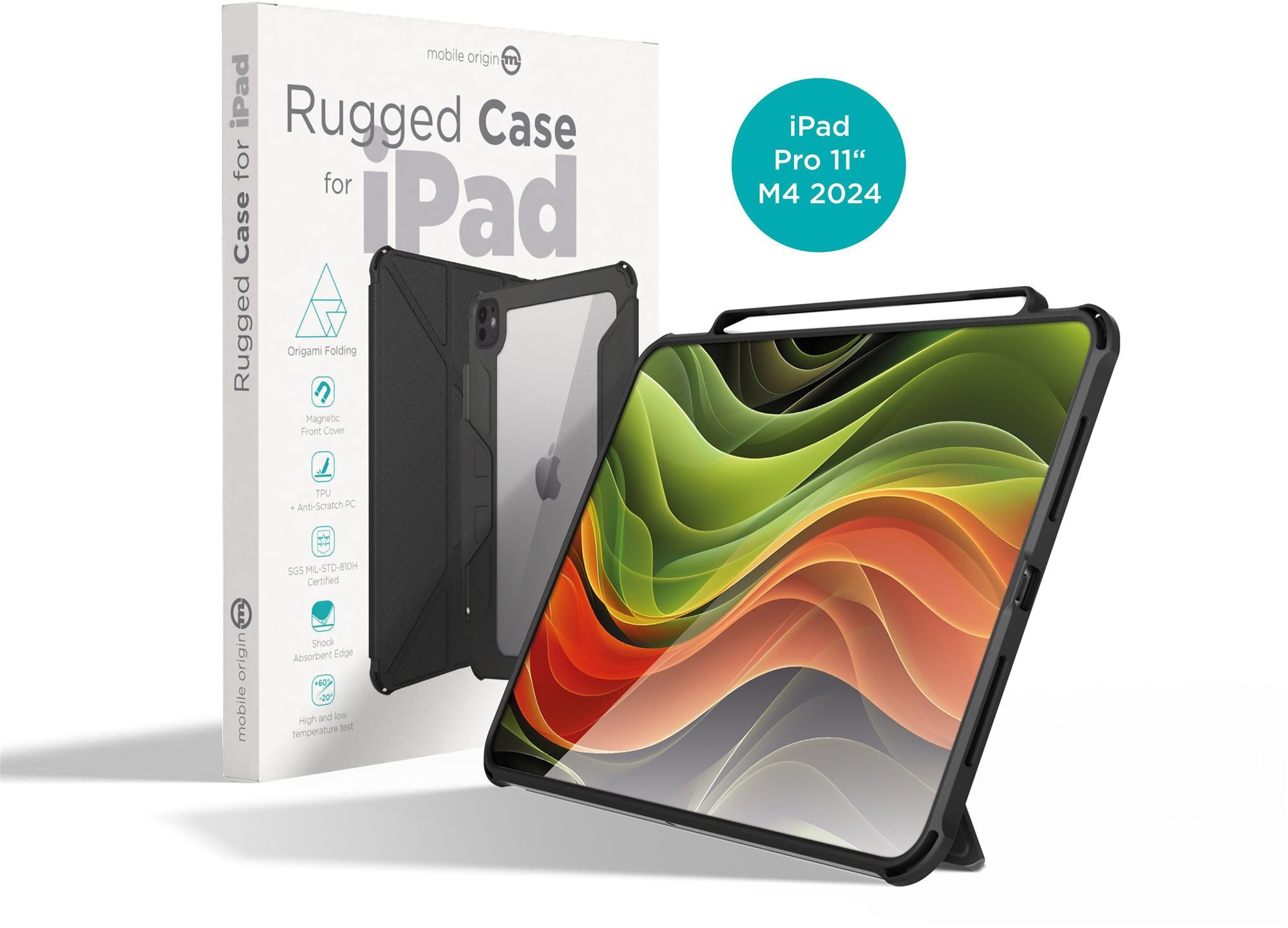 Mobile Origin Rugged Case Black tablet tok