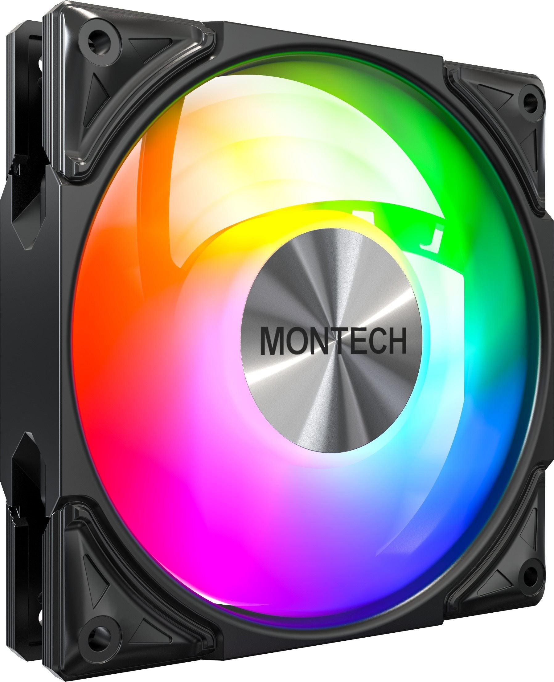 Montech Metal Pro 12 ARGB PWM Black PC ventilátor