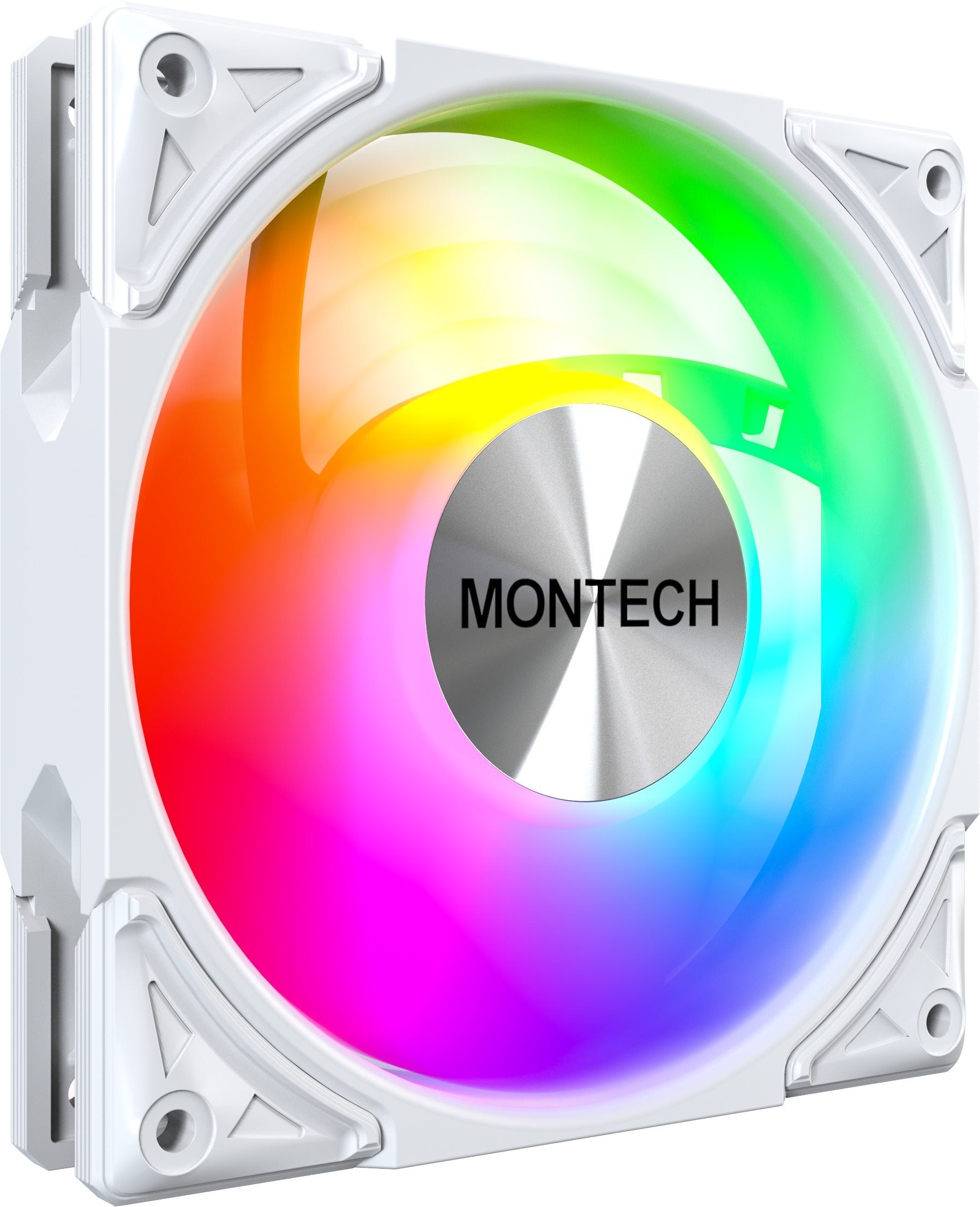 Montech Metal Pro 12 ARGB PWM White PC ventilátor