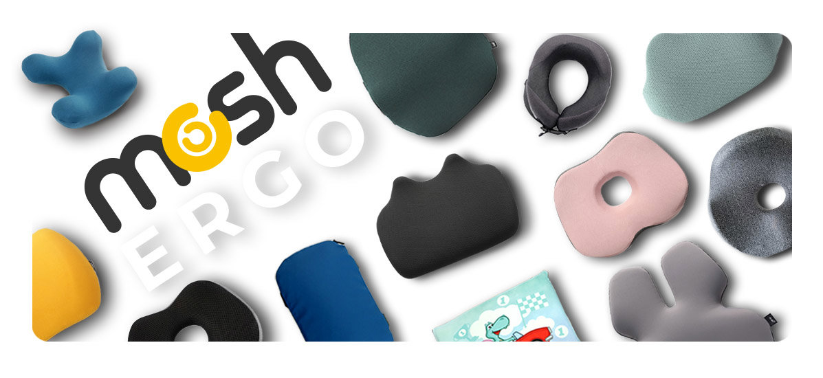 MOSH ERGO2 szett B1X fekete/szürke üléspárna + H1X fekete/szürke karfa