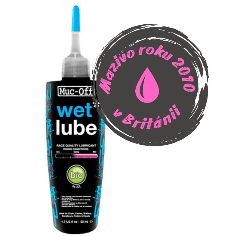 Keréklánc kenőanyag Muc-Off Wet Lube 120ml