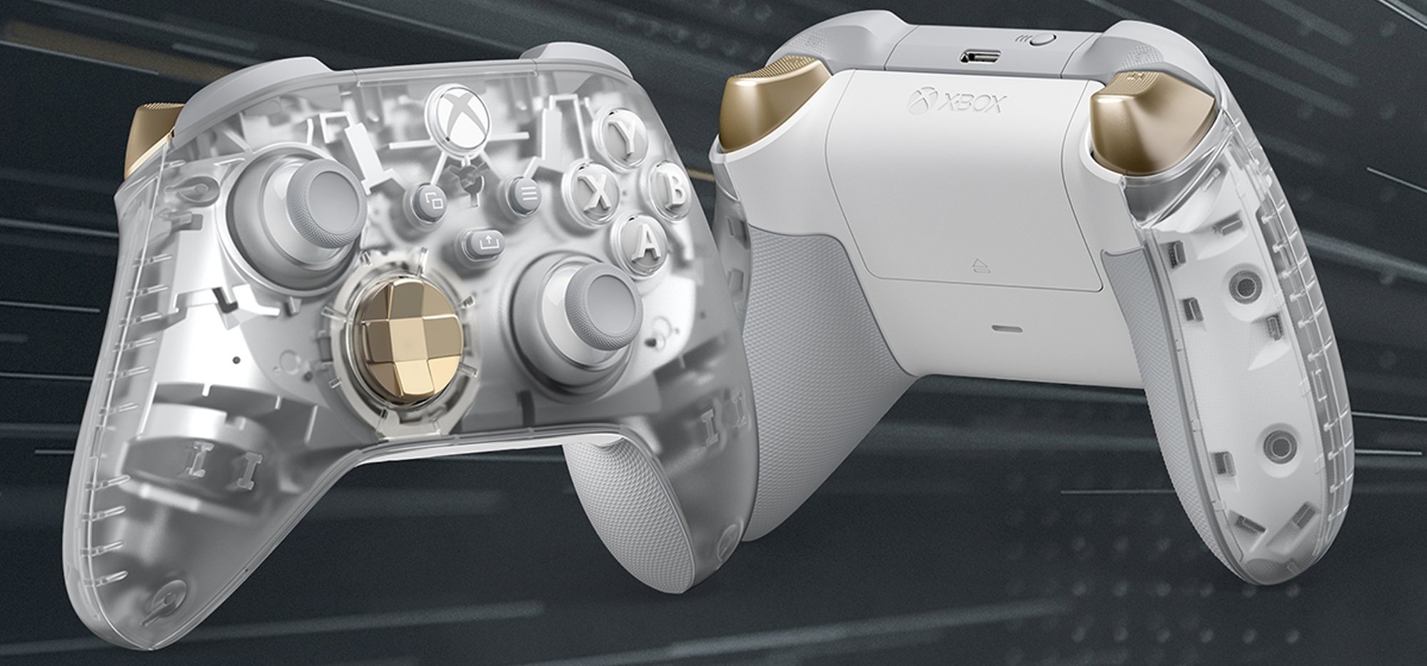 Xbox Wireless Controller Translucent Series Ghost Cipher Special Edition kontroller