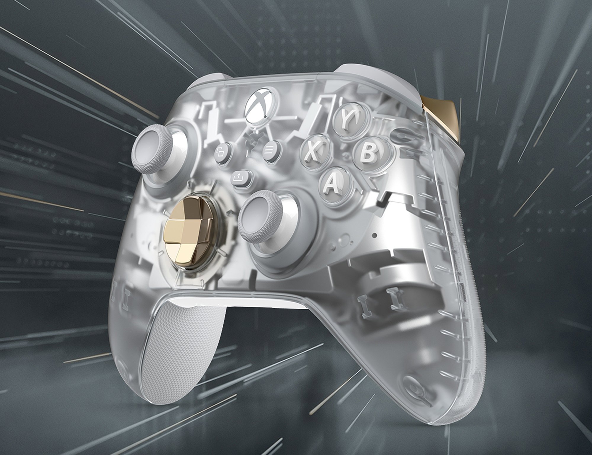 Xbox Wireless Controller Translucent Series Ghost Cipher Special Edition kontroller