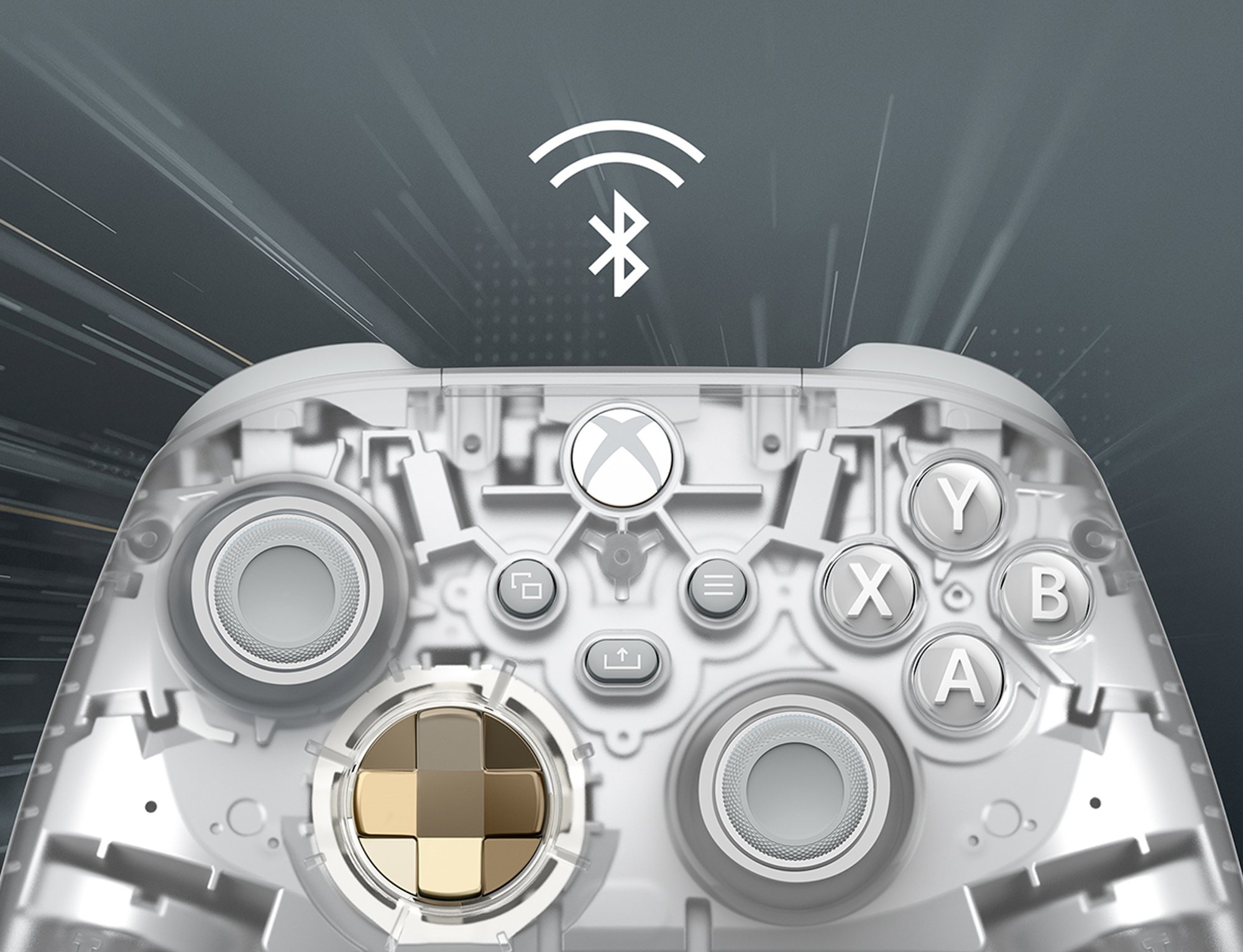 Xbox Wireless Controller Translucent Series Ghost Cipher Special Edition kontroller