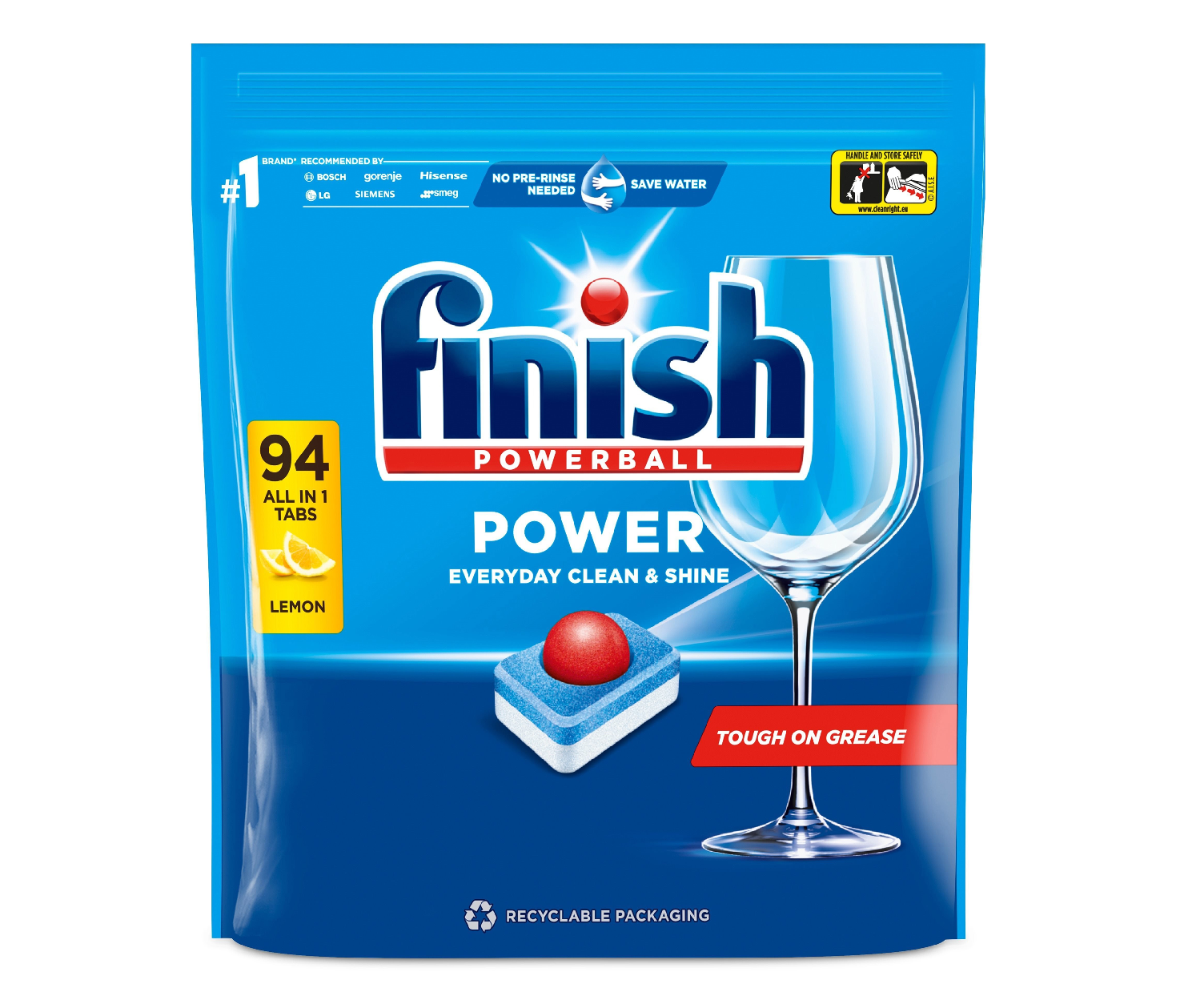 FINISH All in 1 Lemon Sparkle 94 db mosogatógép tabletta