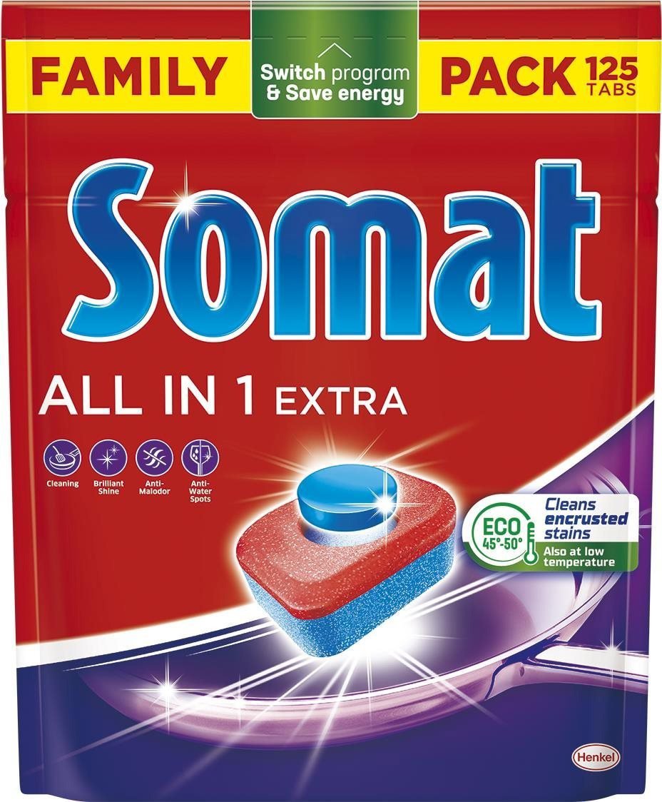 SOMAT All in 1 Extra 125 db mosogatógép tabletta