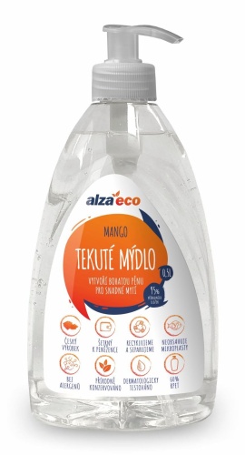 AlzaEco Mango Orange folyékony szappan 500 ml