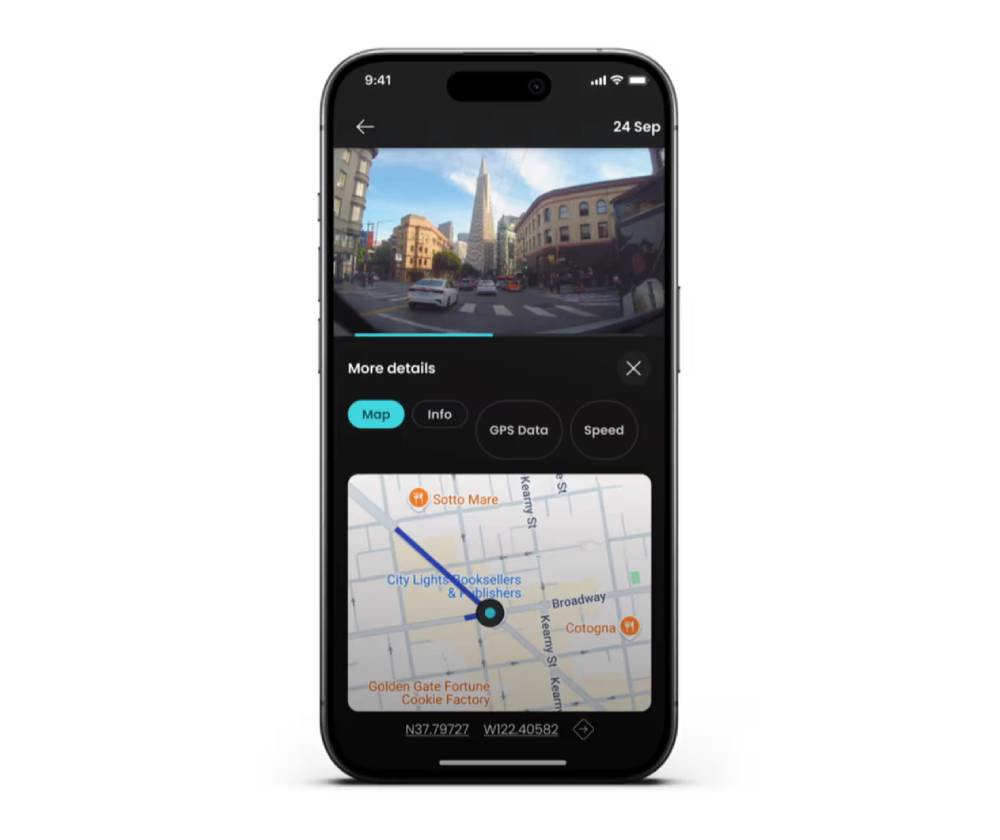 Nextbase Piqo 2K autós kamera