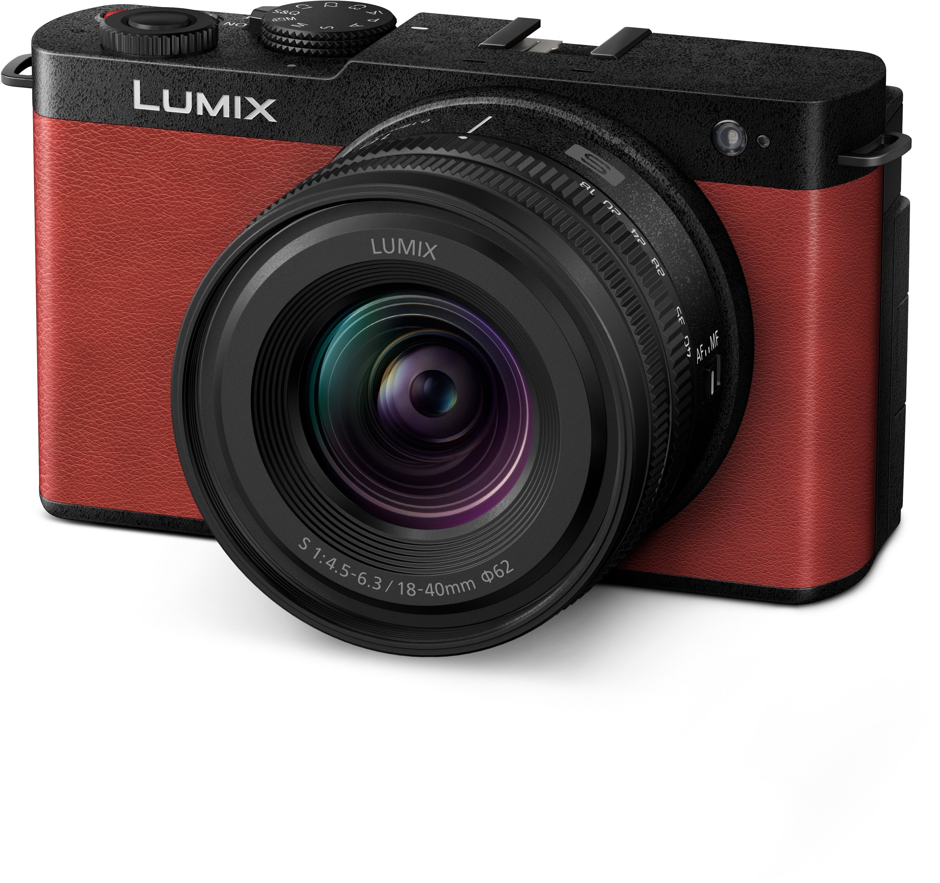 Digitális fényképezőgép Panasonic Lumix DC-S9 + Lumix S 18-40 mm f/4.5-6.3 red