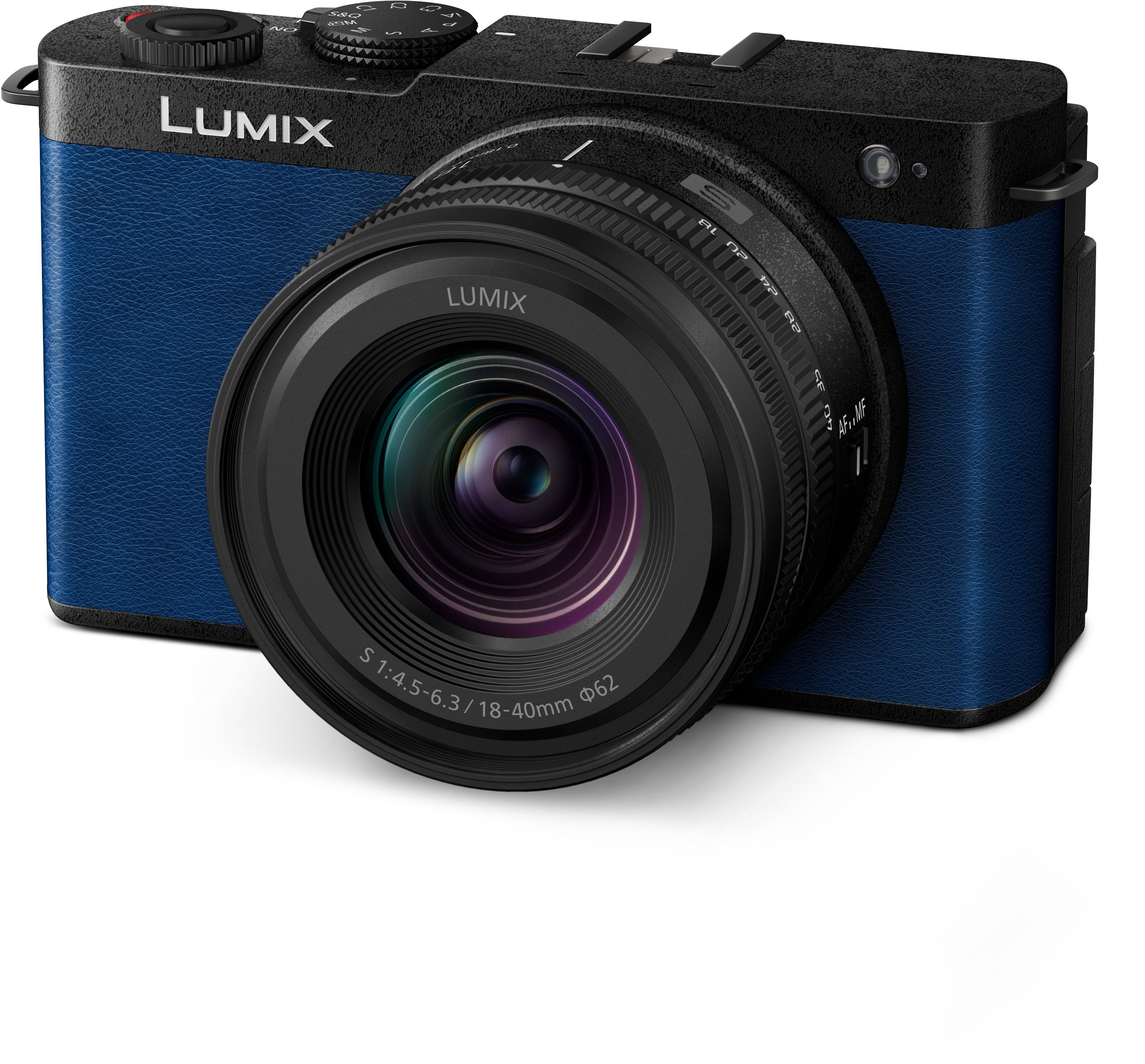 Digitális fényképezőgép Panasonic Lumix DC-S9 + Lumix S 18-40 mm f/4.5-6.3 kék