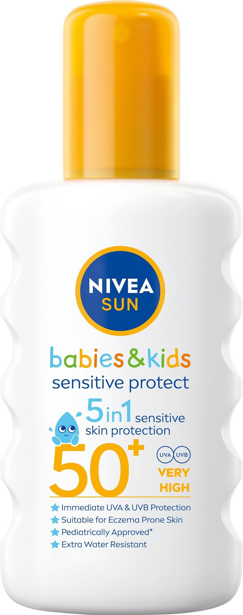 NIVEA SUN Kids Protect & Sensitive SPF 50+ 200 ml napvédő spray