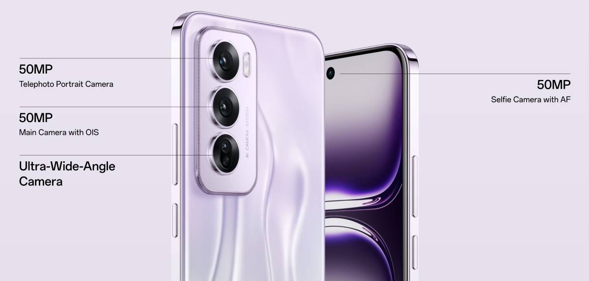 OPPO Reno 12 Pro 5G mobiltelefon
