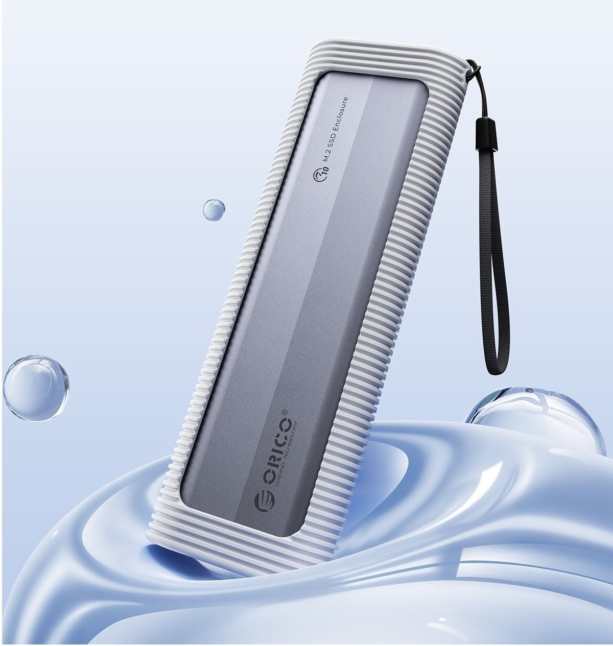 ORICO M.2 NVMe SSD Enclosure USB-C 10Gbps Silicone Protective Case külső merevlemez ház