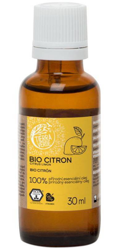 TIERRA VERDE BIO Citrom esszenciális olaj 30 ml