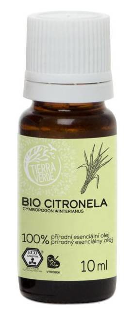 TIERRA VERDE BIO Citronella illóolaj 10 ml