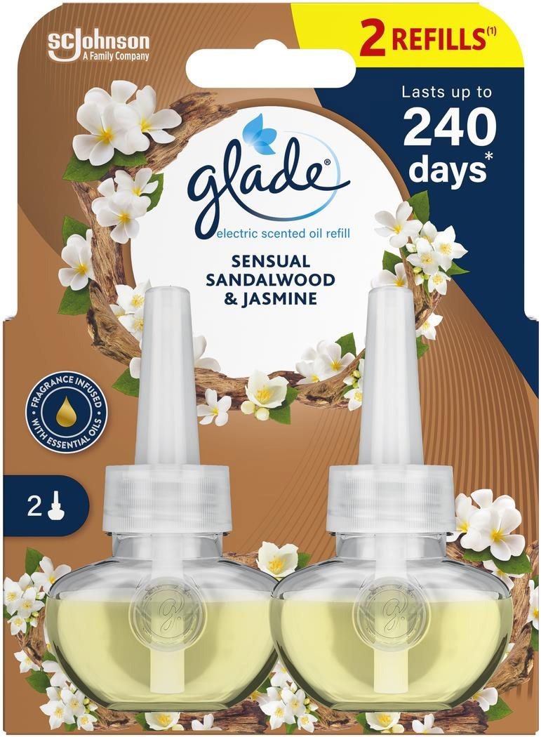 Légfrissítő GLADE Electric Sandalwood utántöltő 2×20 ml