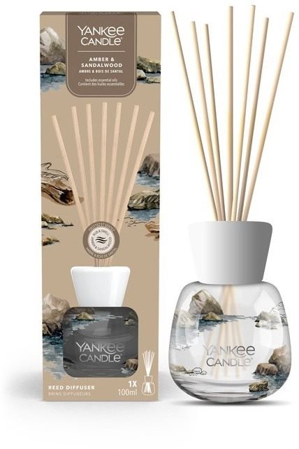 YANKEE CANDLE Signature Amber & Sandalwood 100 ml pálcás aroma diffúzor