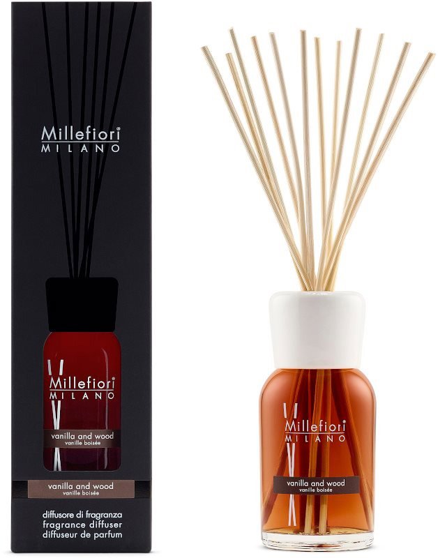 MILLEFIORI MILANO Vanilla Wood 500 ml pálcás aroma diffúzor