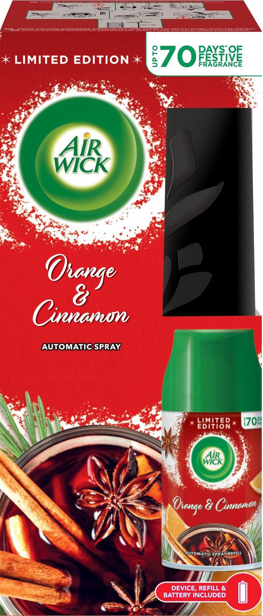 AIR WICK Freshmatic forralt bor készlet 250 ml