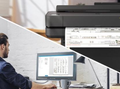 HP DesignJet T650 36-in plotter