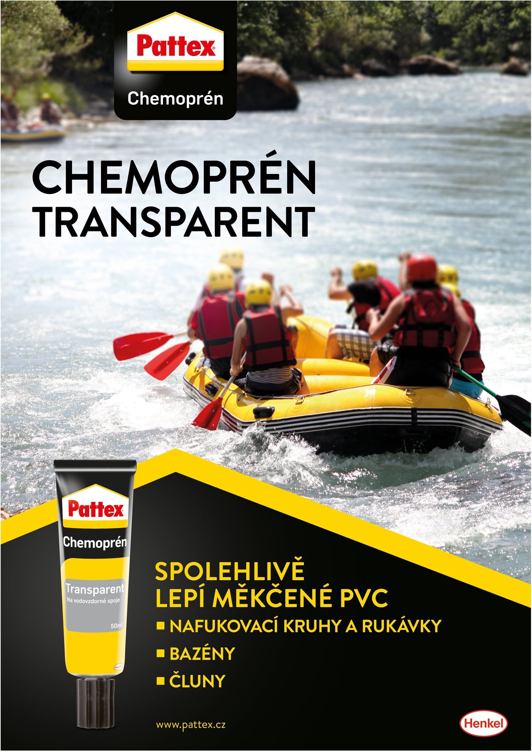PATTEX Chemoprén Transparent ragasztó