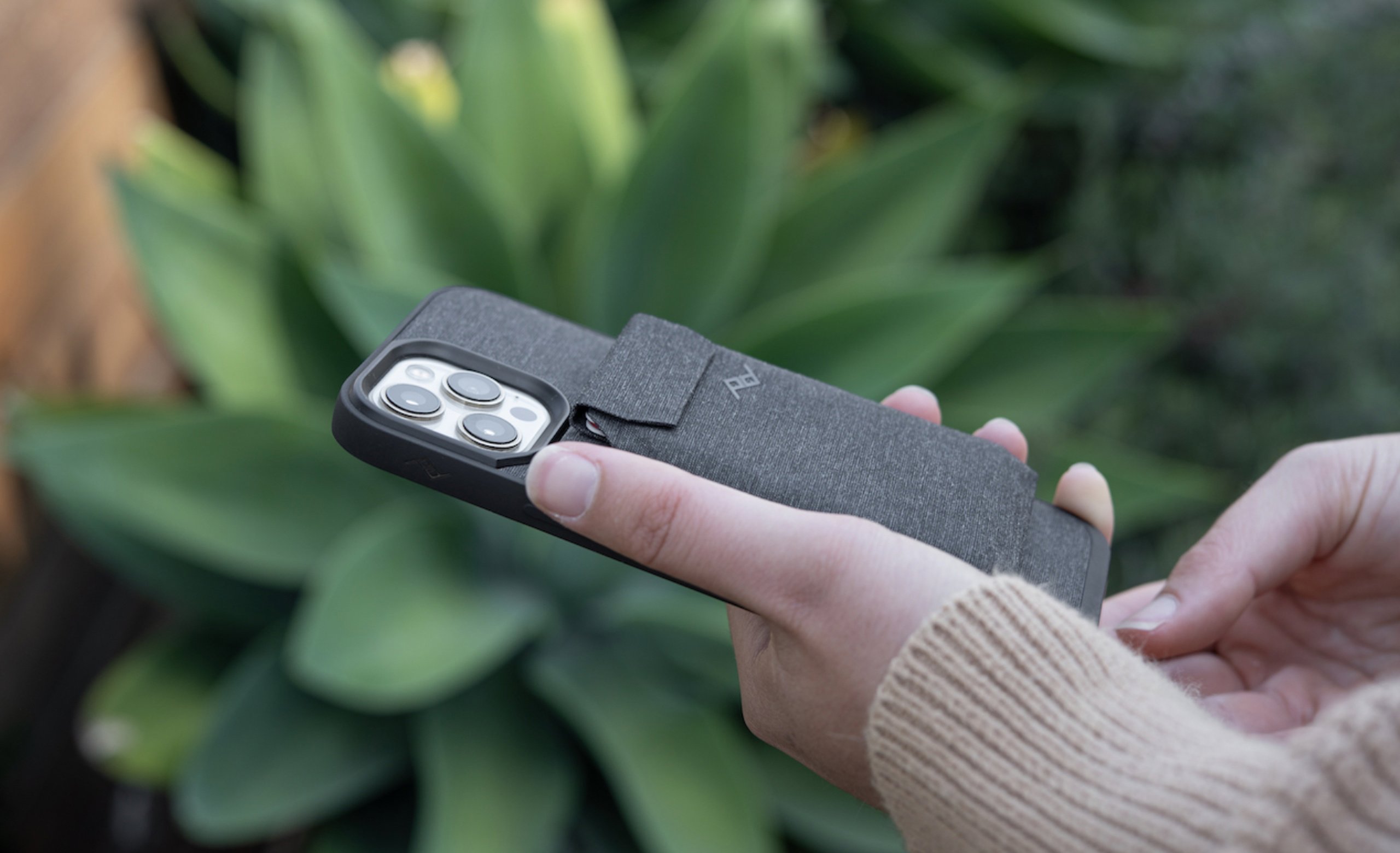MagSafe Wallet Peak Design pénztárca és tartóállvány - Eclipse