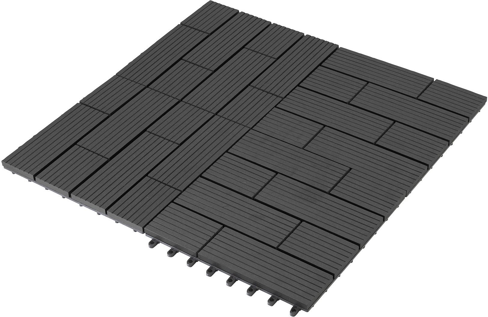 WPC burkolólap G21 WPC burkolólap SAMOA, Ébenfa 2,3 x 30 x 30 cm