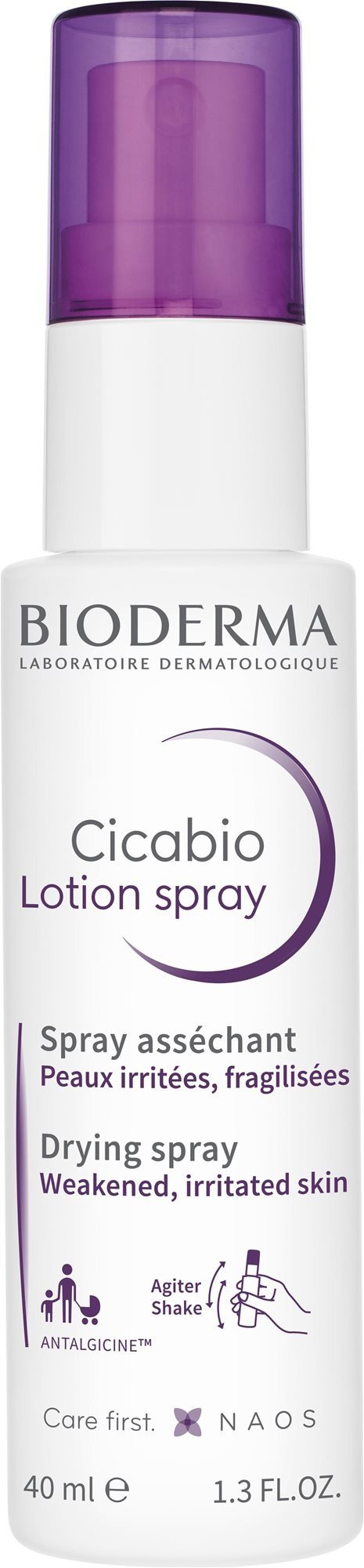 BIODERMA Cicabio Lotion Spray arcápoló krém 40 ml