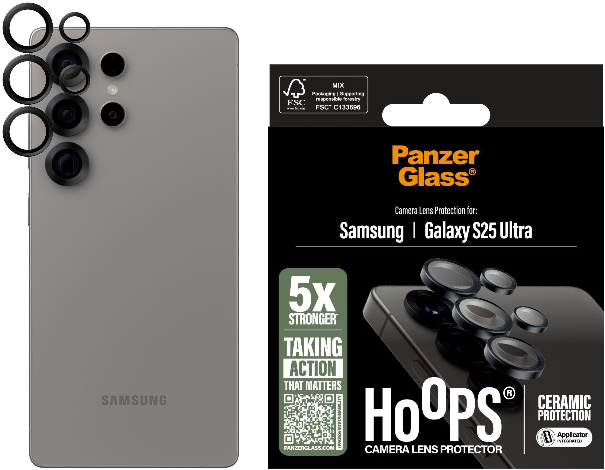 PanzerGlass Hoops Ceramic kameravédő fólia