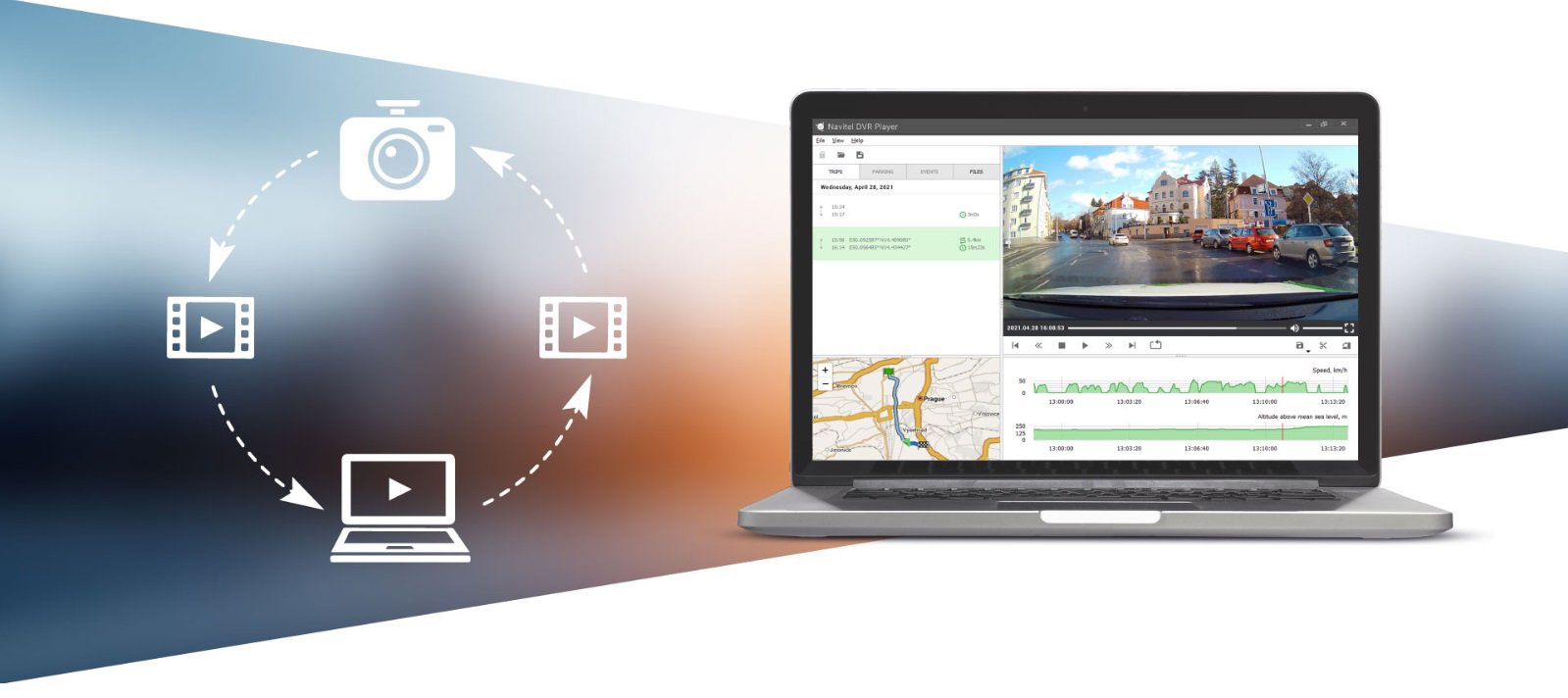 Navitel RS990 GPS autós kamera