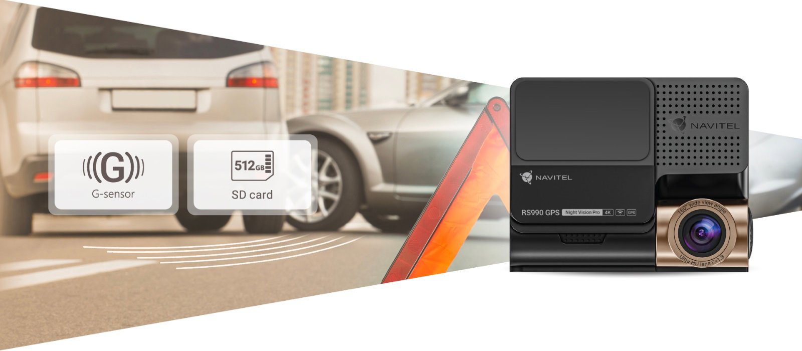 Navitel RS990 GPS autós kamera