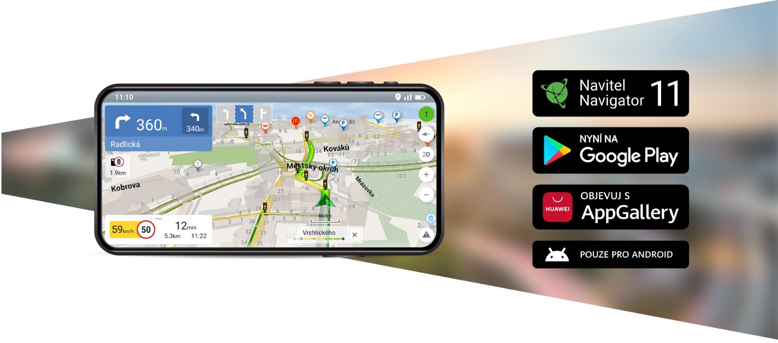 Navitel RS990 GPS autós kamera