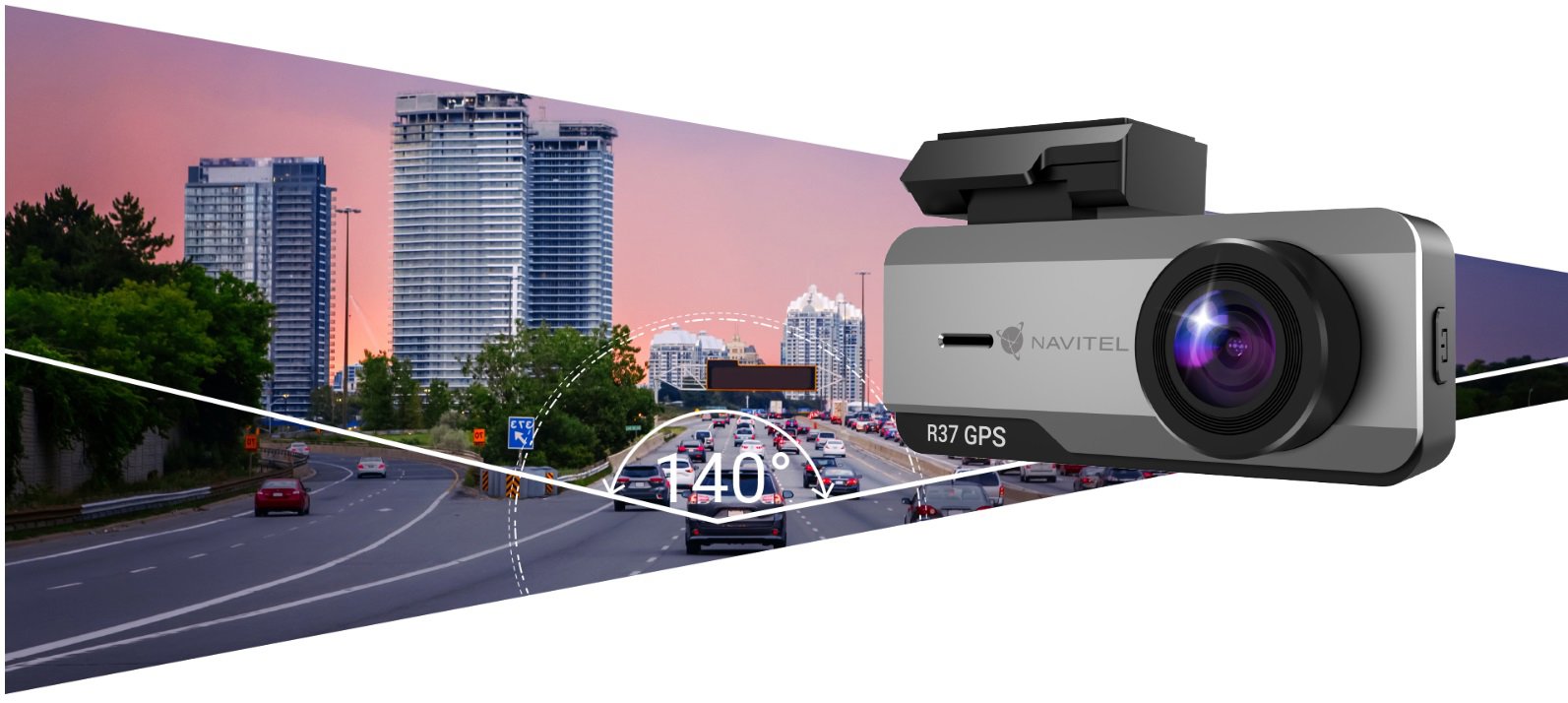 Navitel R37 GPS autós kamera