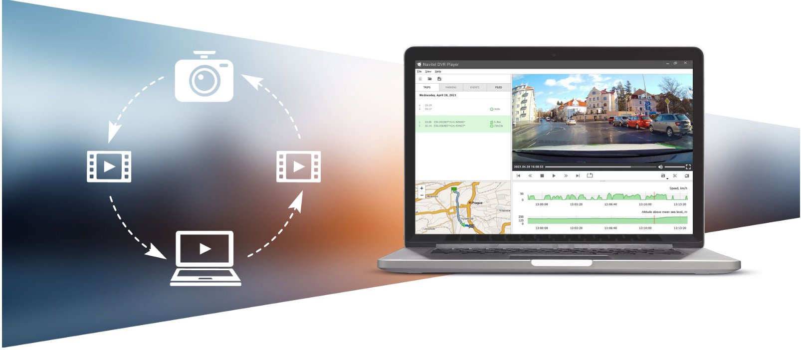 Navitel R37 GPS autós kamera