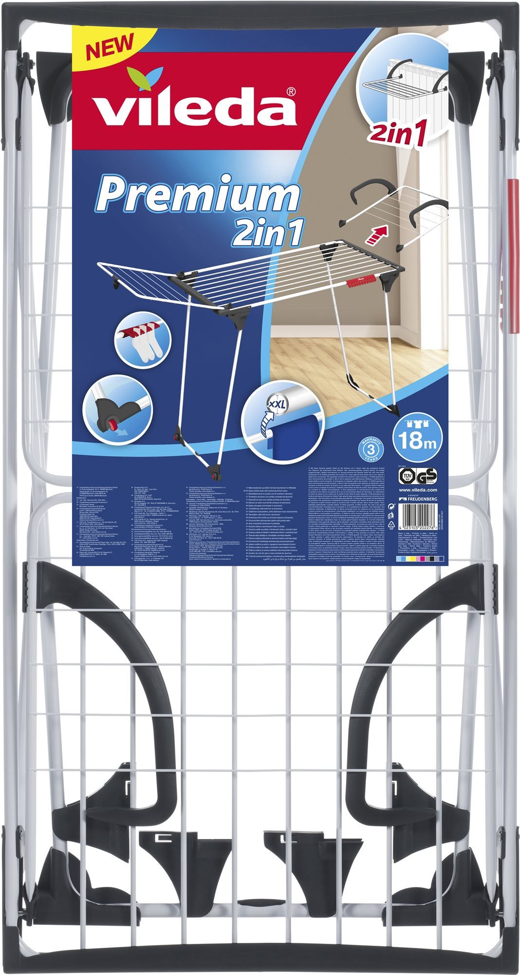 VILEDA Premium 2in1 ruhaszárító 18 m