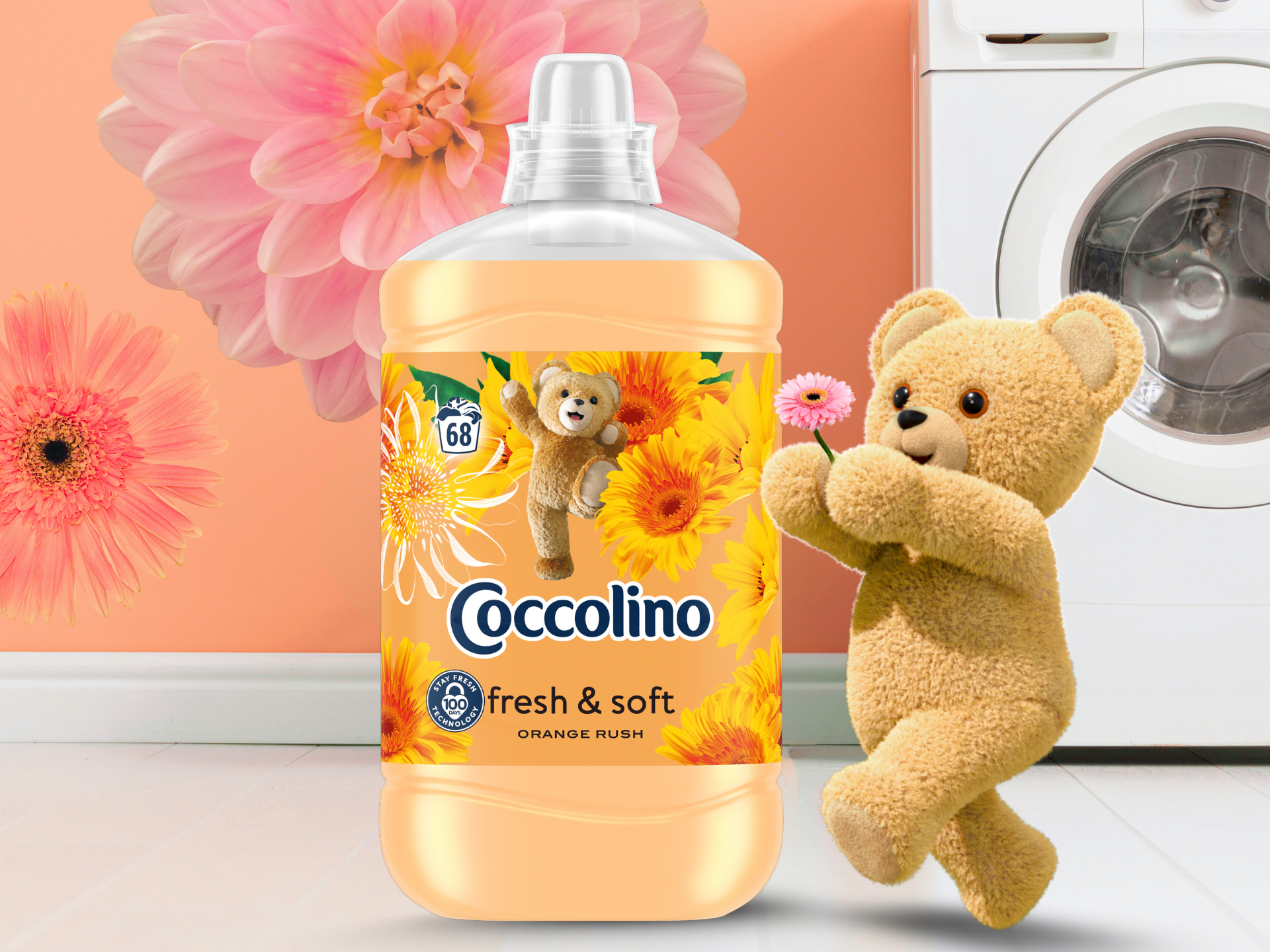 COCCOLINO Orange Rush öblítő 1,7 l (68 mosás)