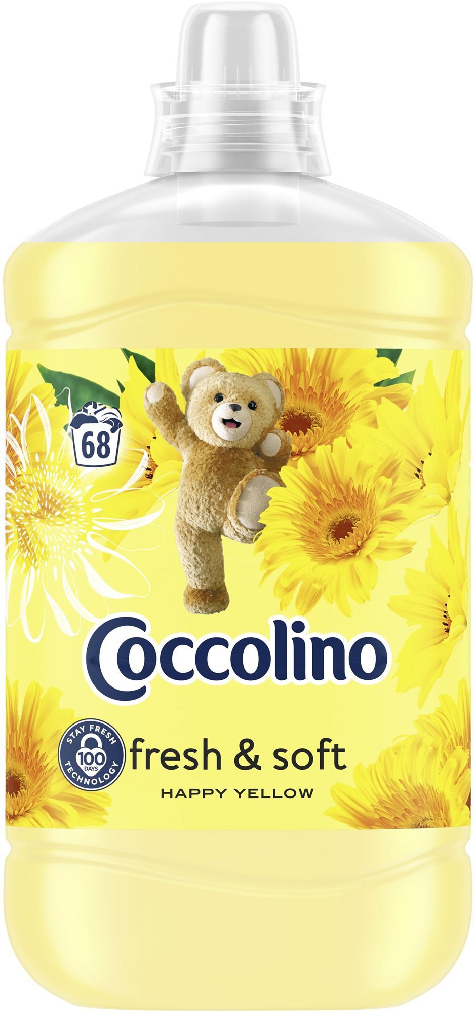 COCCOLINO Happy Yellow öblítő 1,7 l (68 mosás)