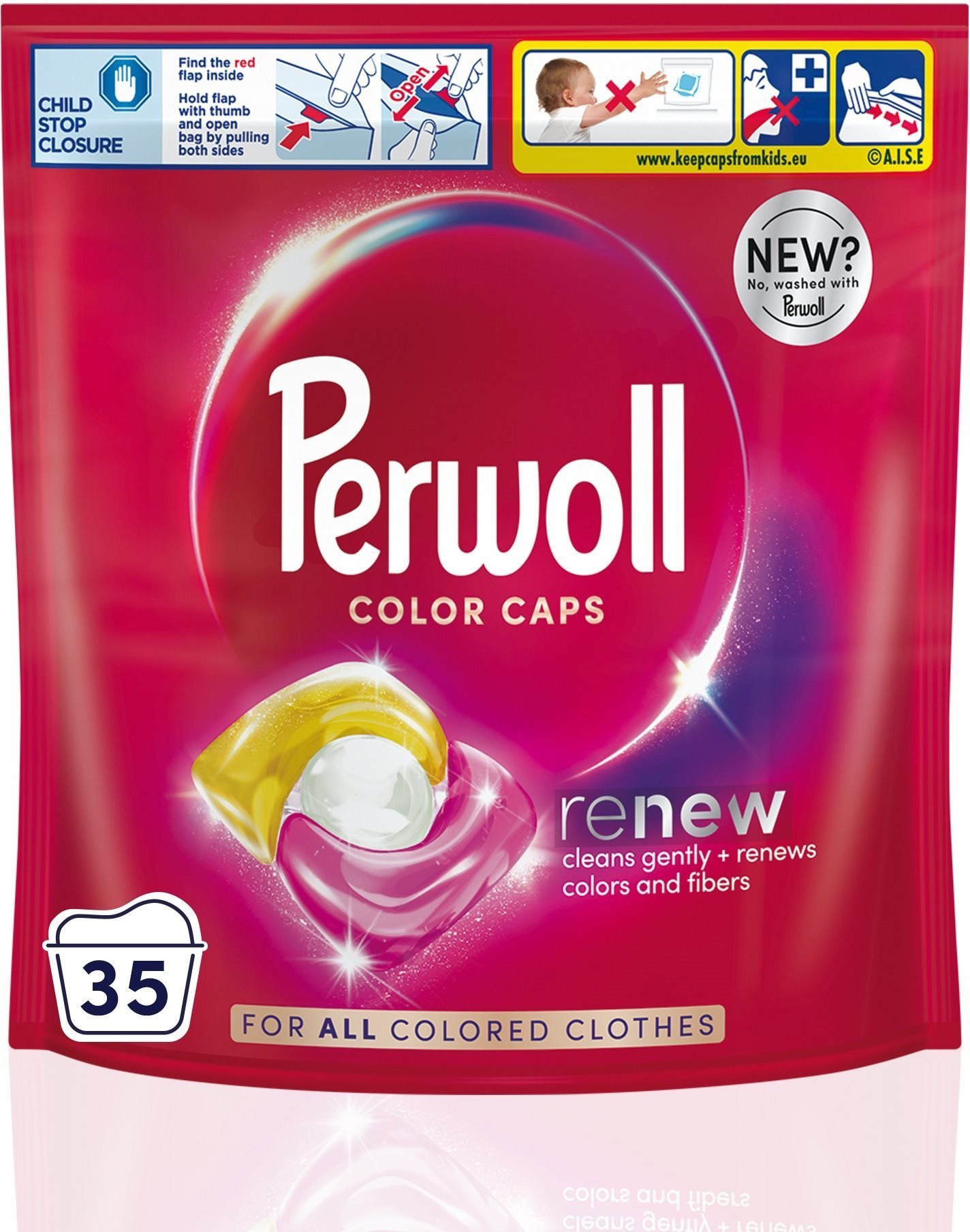 PERWOLL Color mosókapszula 35 db