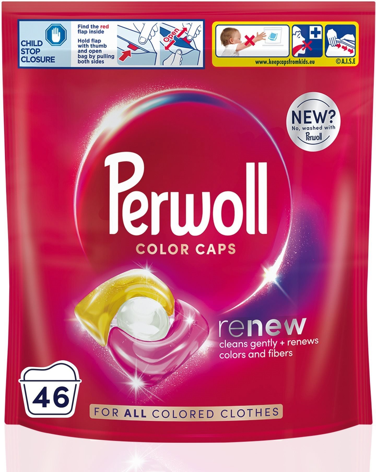 PERWOLL Color mosókapszula 46 db