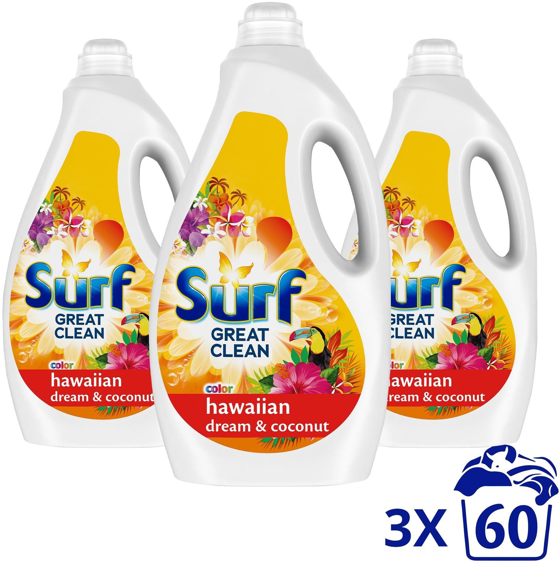 SURF Hawaiian Dream 3 × 3 l mosógél