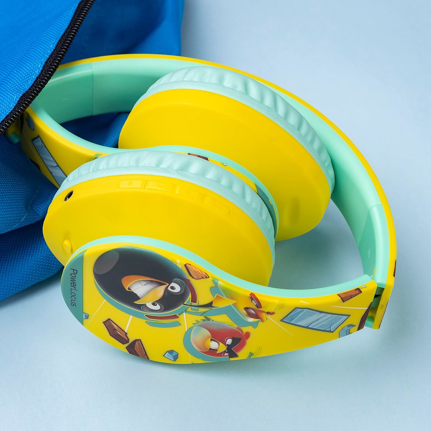 PowerLocus P2 Kids Angry Birds Yellow vezeték nélküli fejhallgató