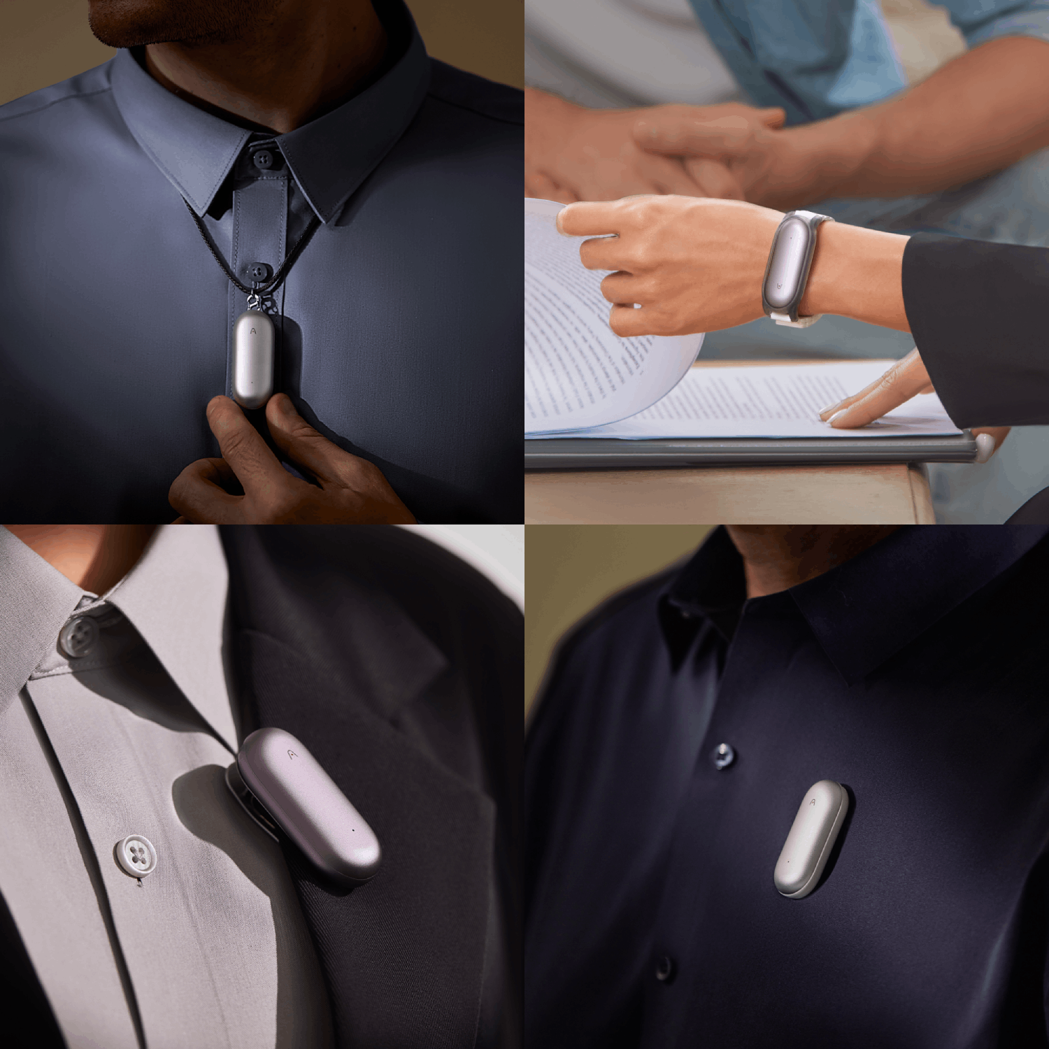PLAUD Note Pin Silver AI diktafon