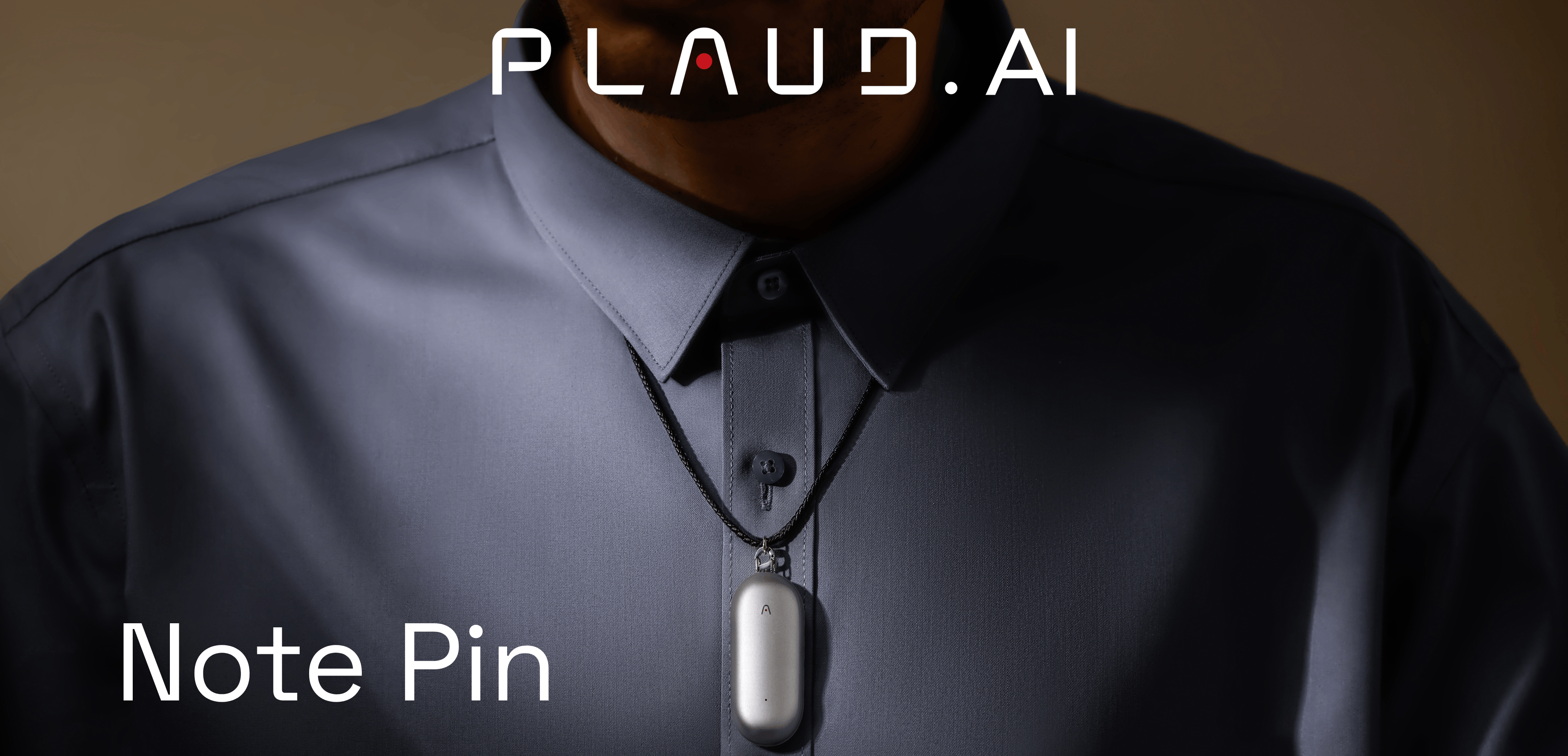 PLAUD Note Pin Silver AI diktafon