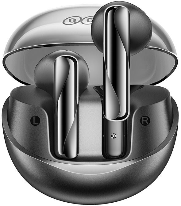 QCY Alibuds Clear Black vezeték nélküli fülhallgató