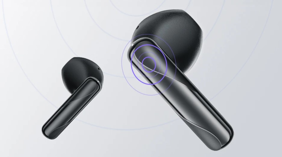 QCY Alibuds Clear Black vezeték nélküli fülhallgató