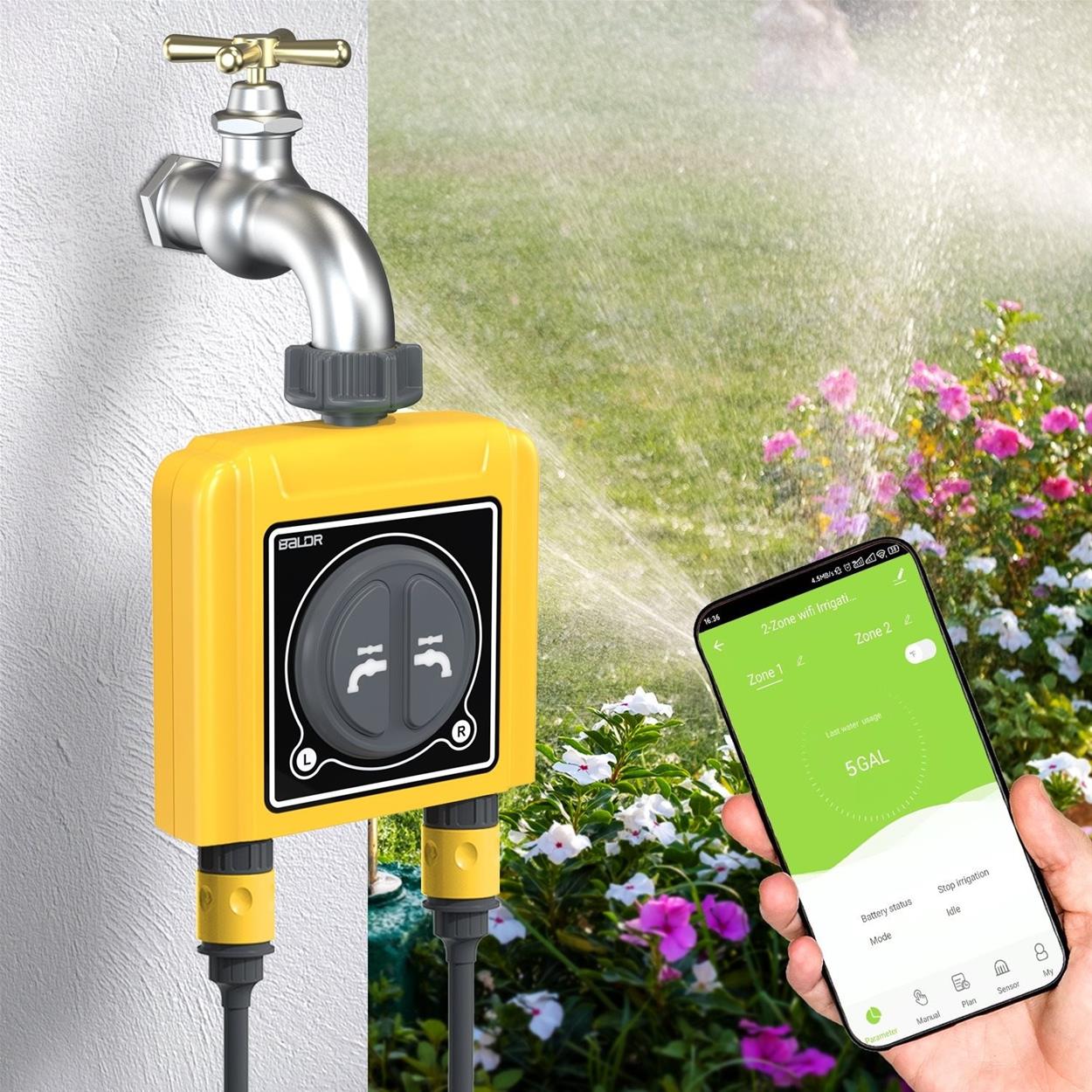 RAINPOINT Wi-Fi 2-zone Water timer system öntözőkészlet