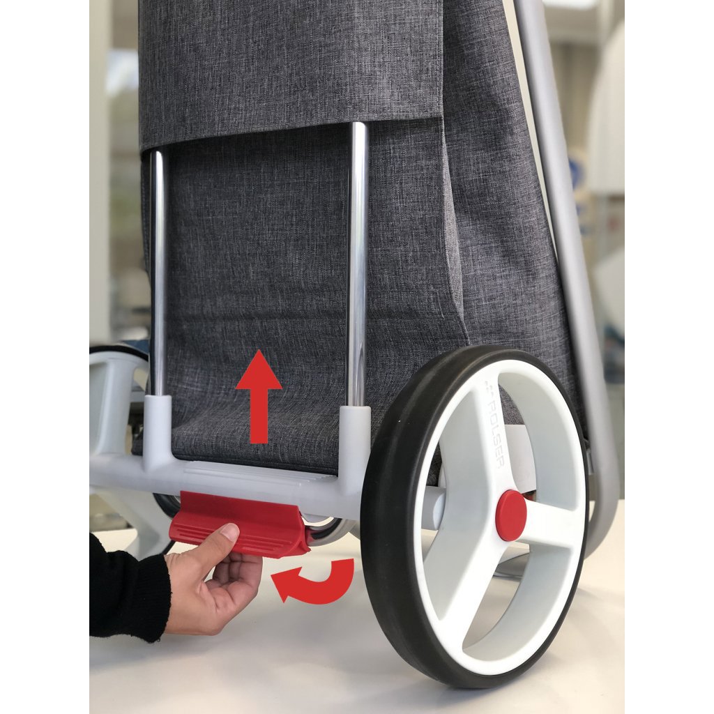 Rolser Com Tweed Polar Black Tube bevásárlótáska
