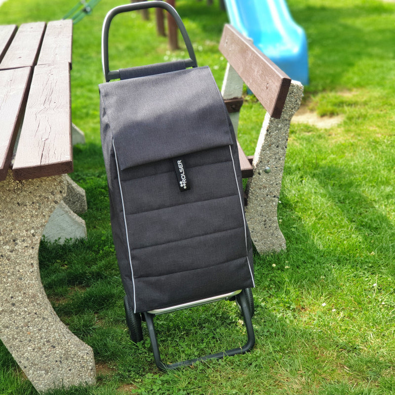 Rolser Com Tweed Polar Black Tube bevásárlótáska