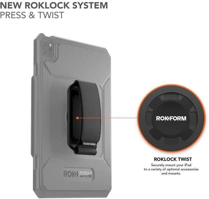 ROKFORM RUGGED iPad Twist lock tablet tartó pánt