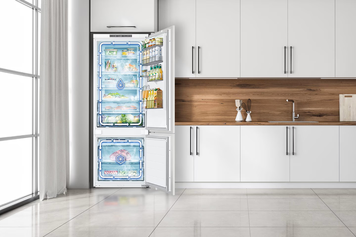 Hűtőszekrény SAMSUNG RB53DG706AB1EO